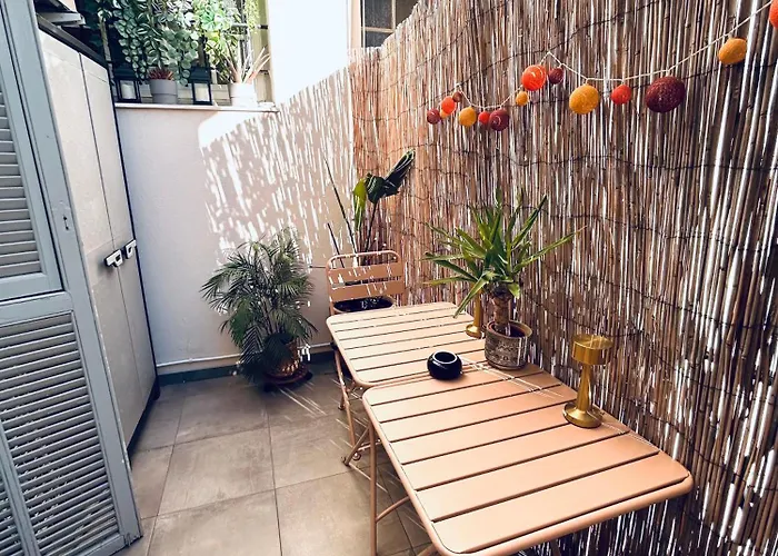 شقة Cocooning Avec Terrasse Au Calme Quartier Les Musiciens A 7 Minutes A Pieds نيس